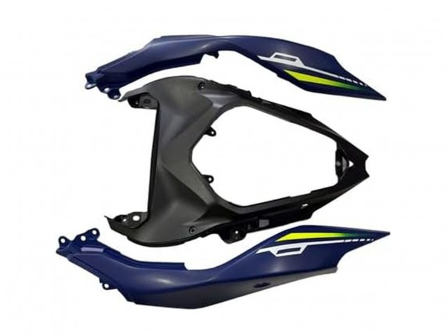 2024-2025 Kawasaki Ninja 500 EX500R Motorcycle Fairings - Blue White Yellow Silver Black Canada Websites