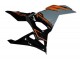 2024-2025 Kawasaki Ninja 500 EX500R Motorcycle Fairings - Nardo Grey Orange Black Canada Websites