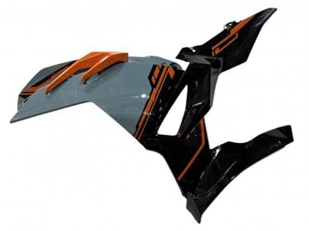 2024-2025 Kawasaki Ninja 500 EX500R Motorcycle Fairings - Nardo Grey Orange Black Canada Websites