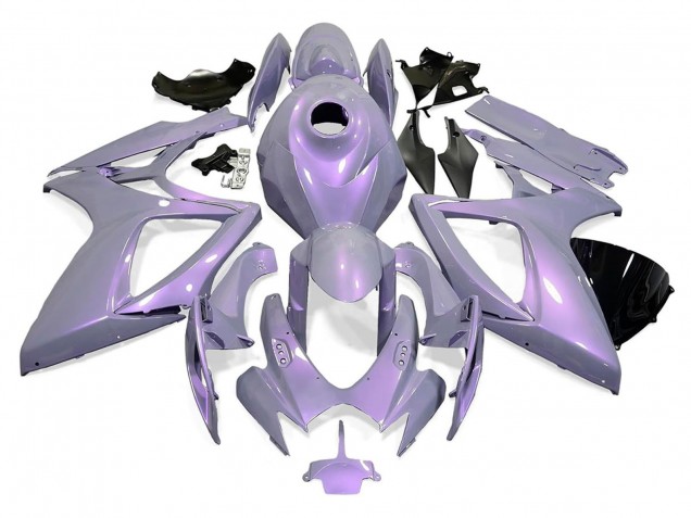 2006-2007 Suzuki GSXR 600 / GSXR 750 Motorcycle Fairings - Chameleon Grey Dazz Pearl Purple Canada Websites