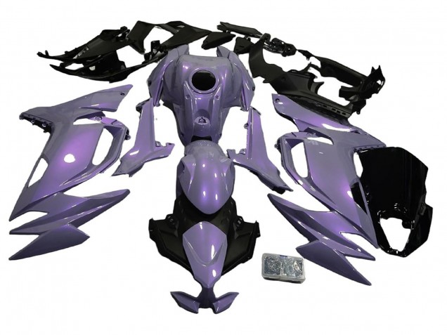 2020-2025 Kawasaki Ninja 650 EX650 Motorcycle Fairings - Chameleon Grey Dazz Pearl Purple Canada Websites