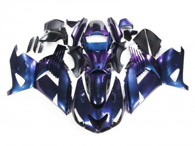 2006-2011 Kawasaki ZX14R ZZR1400 Motorcycle Fairings - Chameleon Blue Purple Canada Websites