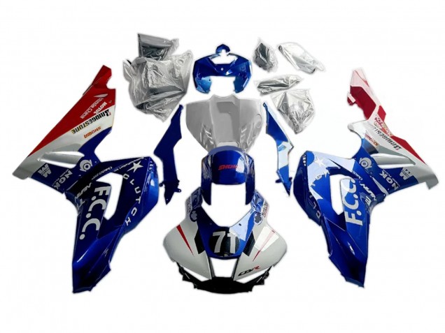 2020-2023 Honda CBR1000RR-R Motorcycle Fairings - White Blue Red Canada Websites