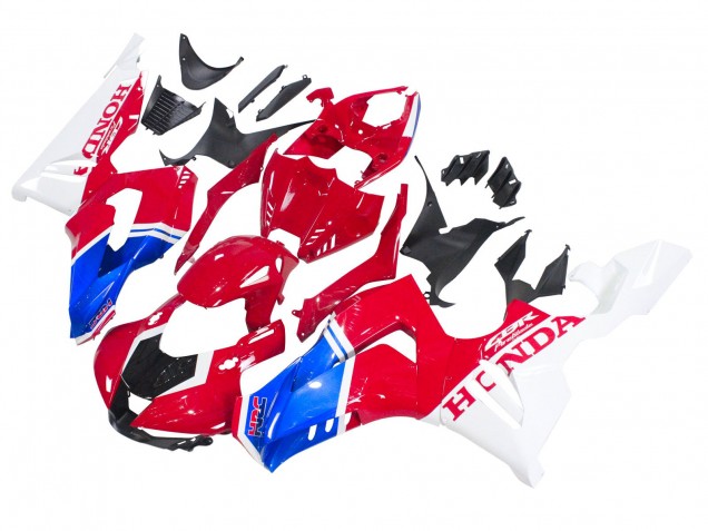 2020-2023 Honda CBR1000RR-R Motorcycle Fairings Kits - White Red Blue HRC Canada Websites