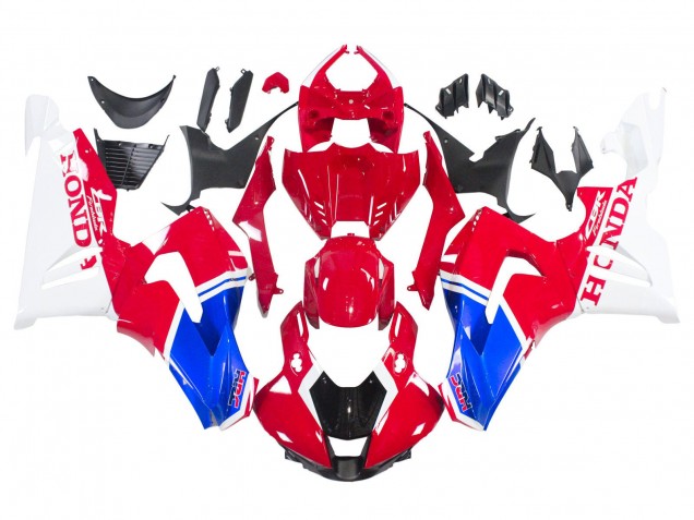 2020-2023 Honda CBR1000RR-R Motorcycle Fairings Kits - White Red Blue HRC Canada Websites
