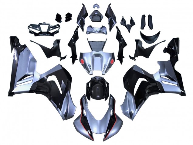 2020-2023 Honda CBR1000RR-R Motorcycle Fairings - Silver Glossy Black Canada Websites