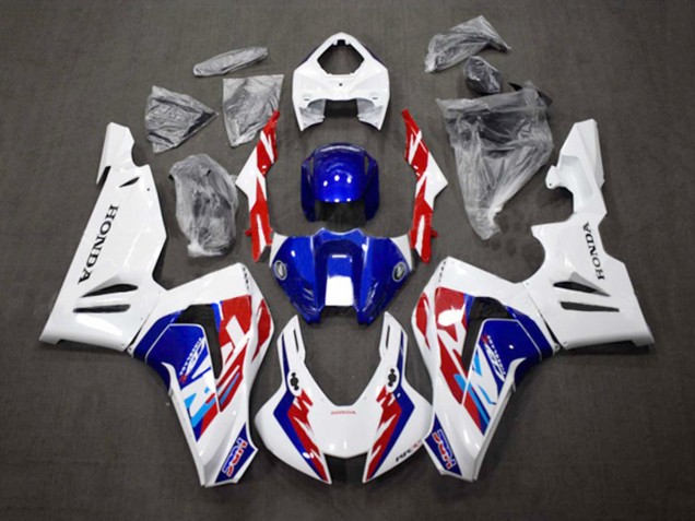 2020-2023 Honda CBR1000RR-R Motorcycle Fairing Kits - White Red Blue HRC Canada Websites