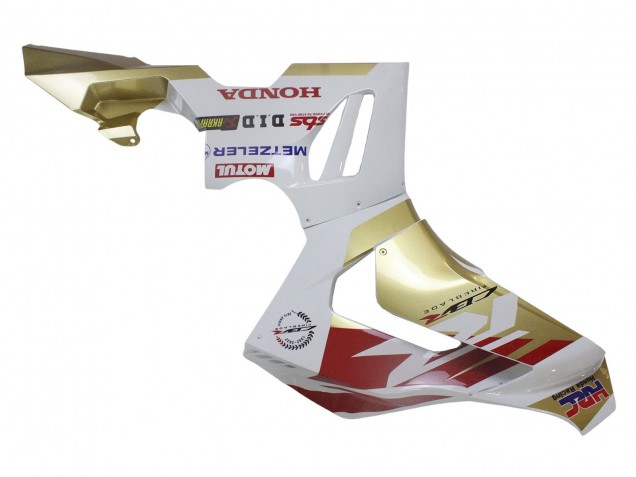 2020-2023 Honda CBR1000RR-R Motorcycle Fairings - White Red Gold Motul HRC Canada Websites
