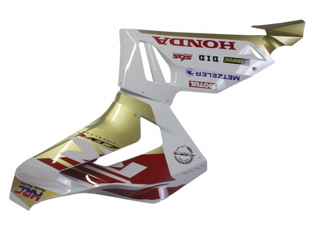 2020-2023 Honda CBR1000RR-R Motorcycle Fairings - White Red Gold Motul HRC Canada Websites