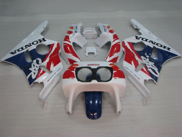 1987-1989 Honda CBR400RR NC23 Motorcycle Fairings - White Red Blue Canada Websites