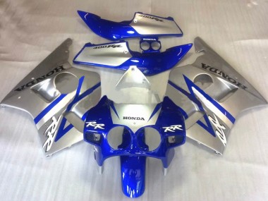 1987-1989 Honda CBR400RR NC23 Motorcycle Fairings - Silver Blue Canada Websites