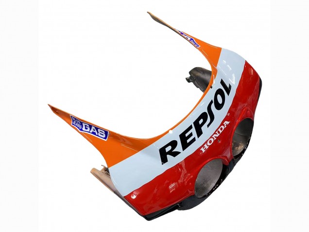 1987-1989 Honda CBR400RR NC23 Motorcycle Fairings - Orange White Red Glossy Black Repsol HRC Canada Websites