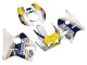 1987-1989 Honda CBR400RR NC23 Motorcycle Fairings - White Yellow Blue Rothmans Canada Websites