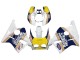 1987-1989 Honda CBR400RR NC23 Motorcycle Fairings - White Yellow Blue Rothmans Canada Websites