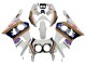 1990-1999 Honda CBR400RR NC29 Motorcycle Fairings - White Gold Red Dark Blue Rothmans Canada Websites