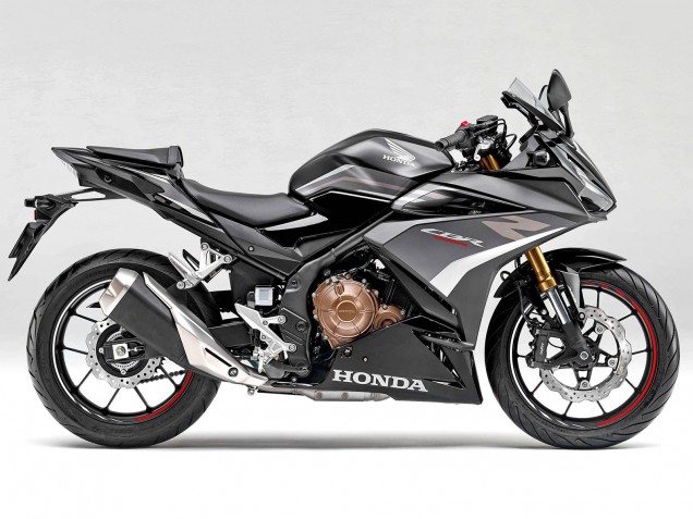 2022 Honda CBR400R Motorcycle Fairings - White Matte Black Canada Websites