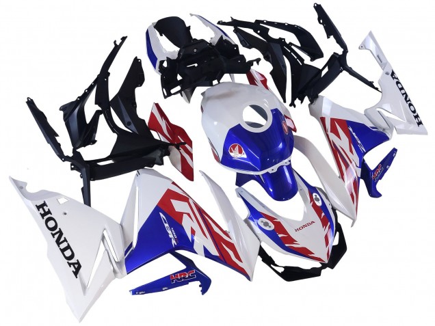 2022 Honda CBR400R Motorcycle Fairing - White Red Blue Canada Websites