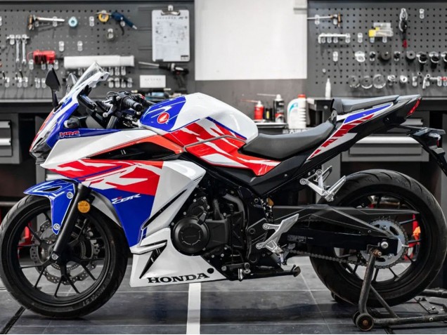 2022 Honda CBR400R Motorcycle Fairing - White Red Blue Canada Websites