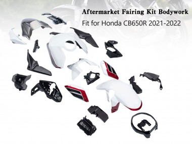 2019-2022 Honda CB650R Motorcycle Fairings - White Black Red Canada Websites