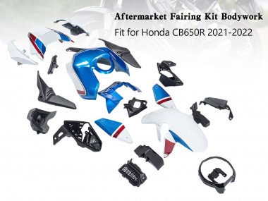 2019-2022 Honda CB650R Motorcycle Fairings - Blue Red Black Canada Websites