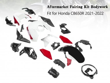 2019-2022 Honda CB650R Motorcycle Fairings - Black Red White Canada Websites