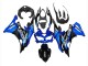 2019-2025 Kawasaki ZX25R ZX-25R Motorcycle Fairings - Blue White Matte Black Canada Websites