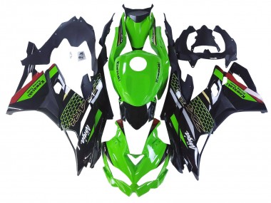 2019-2025 Kawasaki ZX25R ZX-25R Motorcycle Fairings - Green Black Red Honeycomb Canada Websites