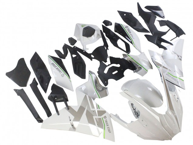 2015-2022 Kawasaki Ninja H2 Motorcycle Fairings - White Silver Green Canada Websites