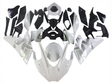 2015-2022 Kawasaki Ninja H2 Motorcycle Fairings - White Silver Green Canada Websites