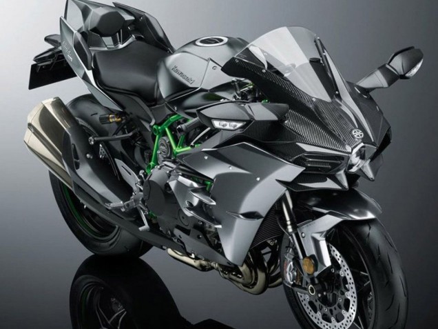 2015-2022 Kawasaki Ninja H2 Motorcycle Fairing - Grey Canada Websites
