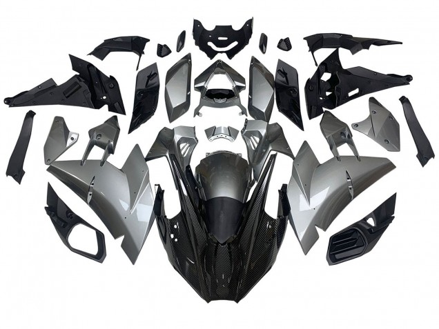 2015-2022 Kawasaki Ninja H2 Motorcycle Fairings - Silver Black Carbon Fiber Canada Websites