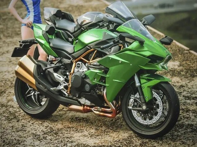 2015-2022 Kawasaki Ninja H2 Motorcycle Fairings - Green Canada Websites