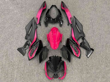 2018-2024 Kawasaki Z400 Motorcycle Fairings - Matte Black Bright Pink Canada Websites