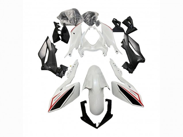 2018-2024 Kawasaki Z400 Motorcycle Fairings - White Red Black Canada Websites