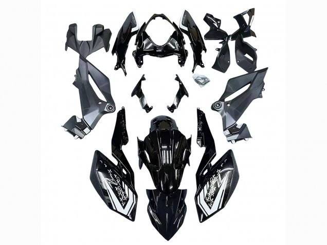2018-2024 Kawasaki Z400 Motorcycle Fairings - Glossy Black Canada Websites