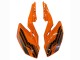 2018-2024 Kawasaki Z400 Motorcycle Fairings - Orange Glossy Black Canada Websites