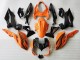 2018-2024 Kawasaki Z400 Motorcycle Fairings - Orange Glossy Black Canada Websites