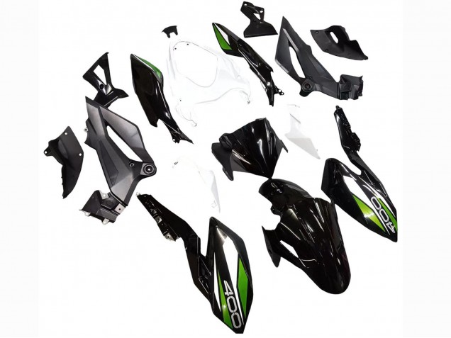 2018-2024 Kawasaki Z400 Motorcycle Fairings - White Glossy Black Green Canada Websites