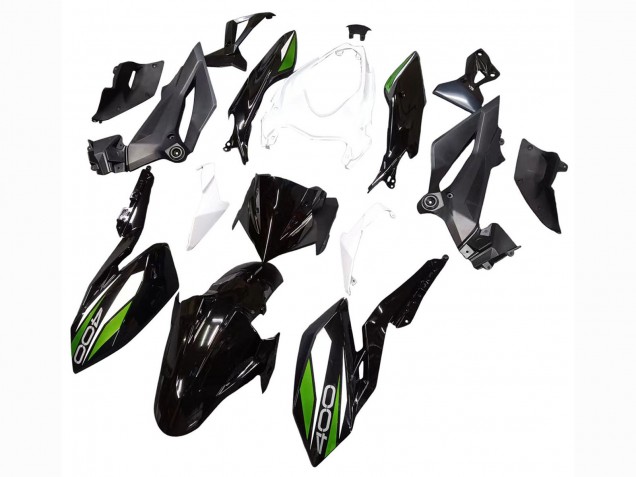 2018-2024 Kawasaki Z400 Motorcycle Fairings - White Glossy Black Green Canada Websites