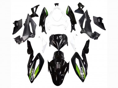 2018-2024 Kawasaki Z400 Motorcycle Fairings - White Glossy Black Green Canada Websites