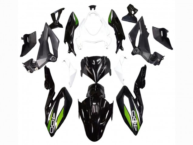 2018-2024 Kawasaki Z400 Motorcycle Fairings - White Glossy Black Green Canada Websites