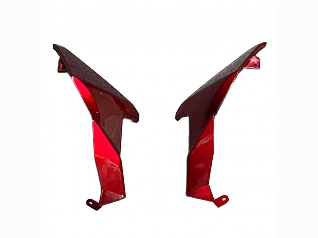 2018-2024 Kawasaki Z400 Motorcycle Fairings - Candy Red Glossy Black Canada Websites