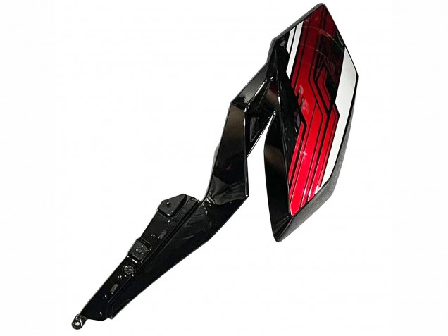 2018-2024 Kawasaki Z400 Motorcycle Fairings - Candy Red Glossy Black Canada Websites