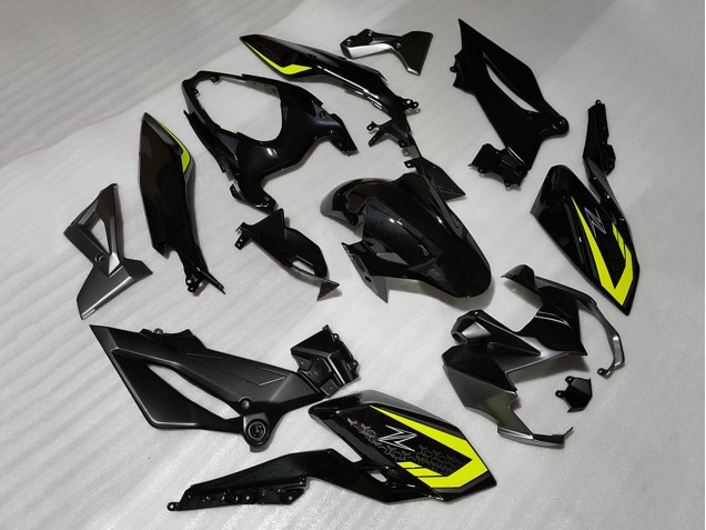 2018-2024 Kawasaki Z400 Motorcycle Fairings - Black Yellow Canada Websites