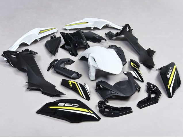 2017-2019 Kawasaki Ninja Z650 Motorcycle Fairings - Black White Yellow Canada Websites