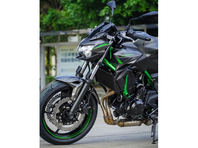 2020-2023 Kawasaki Ninja Z650 Motorcycle Fairings - Black Green Canada Websites