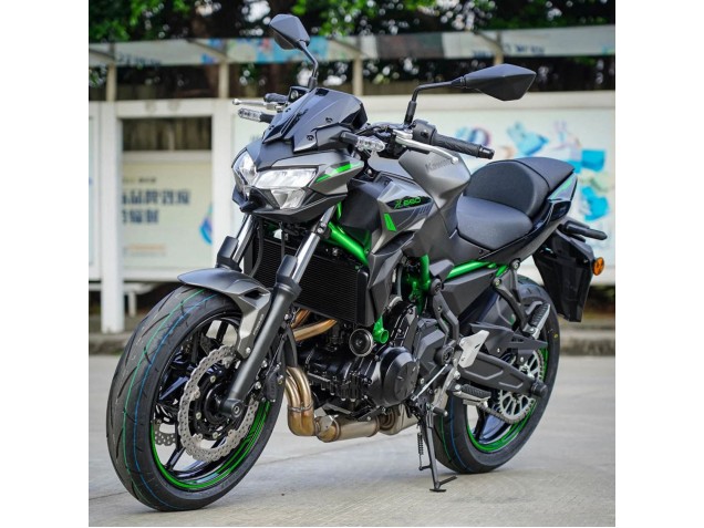 2020-2023 Kawasaki Ninja Z650 Motorcycle Fairings - Black Green Canada Websites