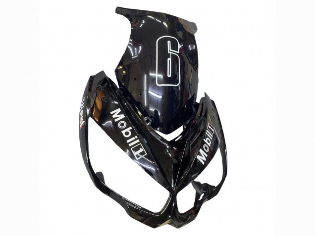 2010-2016 Kawasaki Z1000SX Motorcycle Fairings - Glossy Black Gold White Mobil West Canada Websites