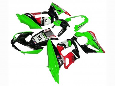 2010-2016 Kawasaki Z1000SX Motorcycle Fairings - Green Red Glossy Black Elf 35 Canada Websites