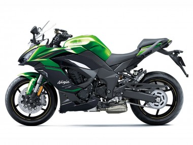 2020-2025 Kawasaki Z1000SX Motorcycle Fairings - Black Green Ninja Canada Websites